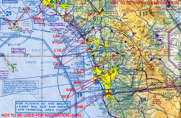 San Diego Terminal Area Chart
